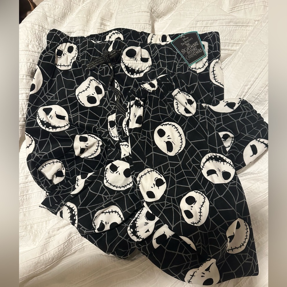 Nightmare before Christmas Black and White Ladies Pajamas